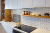 Kitchen cooktop. Photo 17 of Gallery Residence modern home