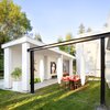 Modern home with Outdoor, Trees, Front Yard, Grass, and Small Patio, Porch, Deck. The outdoor dining Photo 3 of 534 Twin Bridges Road