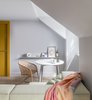 Modern home with Living Room, Chair, Medium Hardwood Floor, Table, and Sofa. So often, the hotel experience means being confined to a bed. Locke’s bespoke, L-shaped sofas allow guests to lounge, work, or entertain guests during their stay, whether that be one night or several weeks long. The distinctive interiors feature muted pastel hues punctuated by bursts of texture and contrasting color. Amenities like cocktail kits, bespoke toiletries by Locke’s Kinsey Apothecary brand, T2 teas, and Rude Health whole-grain granola are additional touches that help the guest feel at home. Photo 3 of Eden Locke