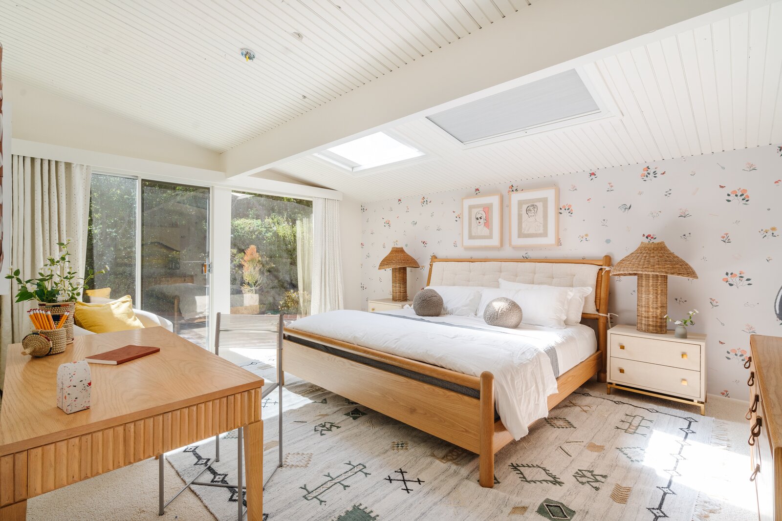 Photo 3 of 8 in Emma Stone Lists Her Bright Malibu Midcentury at 4.3M