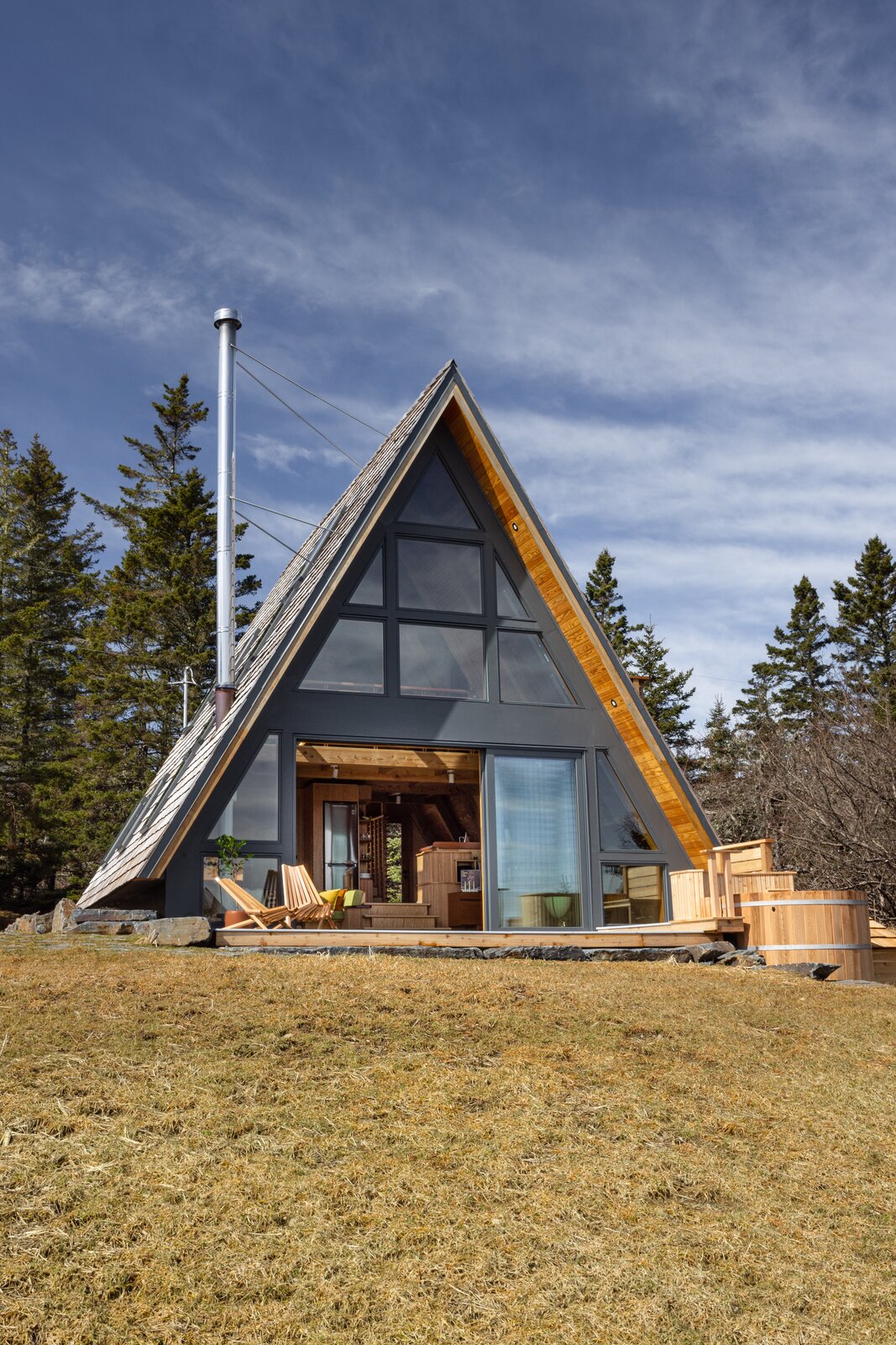 A Frame Shack Photo 13 of 15 in Construction Diary: They’d Never Designed an A-Frame ...