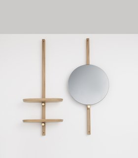 Doverail-mirror & Doverail-shelf by Hallgeir Homstvedt