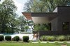Located in Sands Point, New York, the Free Float Pool House by The UP Studio creates spaces for relaxing by the pool and entertaining with views to the Long Island Sound. Photo of Free Float Pool Cabana modern home