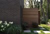 The Free Float Pool House's exterior shower is located on the back of the cabana, hidden from view. Photo 10 of Free Float Pool Cabana modern home