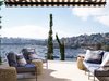 Fred & Ginger pencil lines are dancing with the Double Bay backdrop. The stone floor is a dense Spanish sandstone. Photo 11 of Twin Peaks modern home