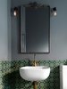 Bronze accents and handmade encaustic tiles from Europe.
© Justin Alexander Photo 20 of The Pool House modern home