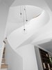 A ribbon of white plaster is finished with enamel paint to protect it from children’s finger prints.
© Justin Alexander Photo 15 of The Pool House modern home