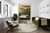 Modern home with Living Room, Recessed Lighting, Chair, Coffee Tables, Light Hardwood Floor, and End Tables. Bedroom Open to Living Room Photo 10 of Chelsea Pied-à-Terre