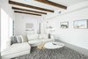 Modern home with Living Room, Sectional, Porcelain Tile Floor, Coffee Tables, and Ceiling Lighting. Living room Photo 12 of Schreiber House