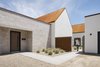 Modern home with Outdoor, Desert, Horizontal Fences, Wall, Decomposed Granite Patio, Porch, Deck, and Metal Fences, Wall. Entry Court Photo 20 of Canal House