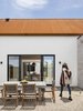 Modern home with Outdoor, Side Yard, Desert, Small Patio, Porch, Deck, and Decomposed Granite Patio, Porch, Deck. Canal Courtyard dining area Photo 18 of Canal House