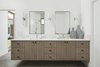 Modern home with Bath Room, Engineered Quartz Counter, Concrete Floor, and Undermount Sink. Master Bathroom Vanity Photo 4 of Canal House