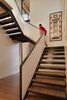 Modern home with Staircase, Metal Railing, and Wood Tread. Custom "grasshopper" stair Photo 3 of Union Bay Residence