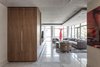 The vertical closet of the TV Unit provides the vertical storage needed. Photo 13 of Thompson Hotel Private Suite modern home