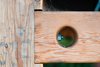 structural detail // half-round washer at custom timber joint connection
#woodworking #timber Photo 8 of Energy Lab at the Ecology Center modern home