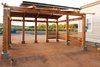 Modern home with Outdoor, Field, Garden, Walkways, Vegetables, Small Patio, Porch, Deck, Wood Patio, Porch, Deck, Horizontal Fences, Wall, and Wood Fences, Wall. view towards farmland beyond solar photovoltaic structure / agricultural site, San Juan Capistrano
#farm #greenbuilding Photo 3 of Energy Lab at the Ecology Center