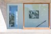 Modern home with Exterior, House Building Type, Stone Siding Material, Flat RoofLine, and Tile Roof Material. Art in squares Photo 2 of QK House