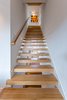 open stair with 4" thick stair treads Photo 11 of Tall Haus modern home