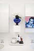 A street artist's colorful, graphic painting of British pop star Morrissey stimulates contemplation and quells bathroom boredom. Photo 7 of SOMO: southern mod modern home