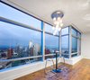 Modern home with Kitchen, Dark Hardwood Floor, Recessed Lighting, and Ceiling Lighting. Breakfast Area Photo 7 of Ritz-Carlton Residences, 48G