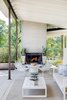 The new outdoor fire pit and lounge area out back perfectly sets the stage for indoor/outdoor living. Photo 12 of Light Filled House For Ten modern home