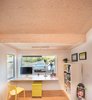 Marine Grade-A Douglas fir plywood ceiling & desk top Photo 13 of The Beach Lab modern home