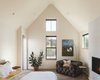 Modern home with Bedroom, Lamps, Chair, Night Stands, Bed, Recessed Lighting, Medium Hardwood Floor, and Floor Lighting. master bedroom Photo 8 of Sonoma Farmhouse