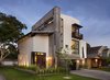 Modern home with Outdoor, Shrubs, Front Yard, Grass, Trees, Hardscapes, Walkways, and Gardens. Each surface was treated as an opportunity for expression by the architect, Tobin Green. Photo 5 of 400SOLA