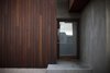 Front Entry Spotted Gum Cladding Photo 10 of Pod Residence modern home