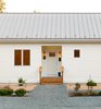 Prefabricated net-zero home by Deltec Homes #deltechomes #prefab #netzero #entrance Photo 3 of Net-Zero Prefab Home modern home