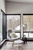 Reading corner Photo 9 of Modern Cabin in Ste-Adele modern home