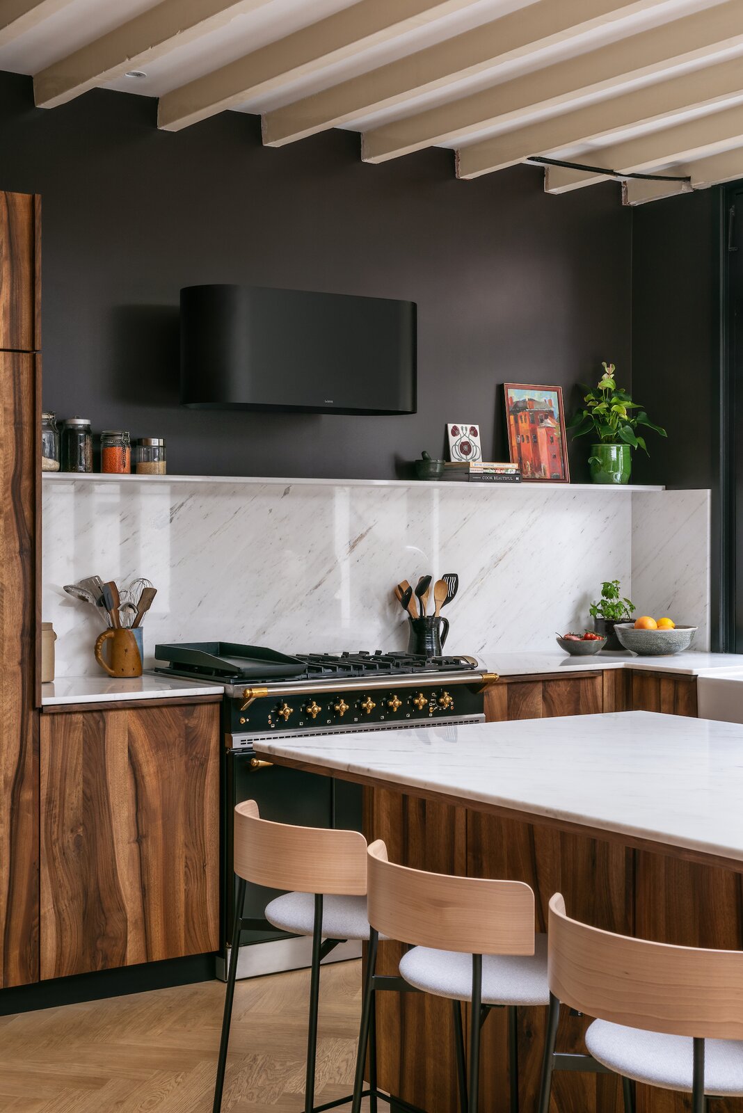 Custom Walnut Kitchen (4 Photos) Dwell