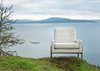 The textures and colors found in nature often help to inform both our collections and our approach to our lookbooks. Here, the beauty of the Southern Gulf Islands off the coast of Vancouver provide a dramatic backdrop. Photo of Modern Spaces in the Pacific Northwest modern home