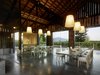 Modern home with Dining Room, Table, Ceiling Lighting, Concrete Floor, and Chair. Napa Valley barn interior dining with bar for entertainment Photo 4 of Napa Vineyard Barn