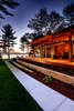 South side facade at dusk Photo 4 of Higgins Lake House modern home