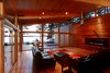 Living room looking out toward lake Photo 3 of Higgins Lake House modern home