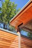Corner detail between sleeping "bar" and living "pavilion" Photo 7 of Higgins Lake House modern home