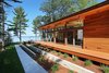 South side of house looking toward lake Photo of Higgins Lake House modern home