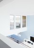 Modern home with Office, Study Room Type, and Light Hardwood Floor. Loft looking to riverside deck Photo 12 of Sea Bright House