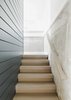 Modern home with Staircase, Wood Tread, and Wood Railing. Entry stair and concrete wall Photo 20 of Sea Bright House