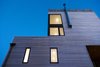 Modern home with Outdoor. Facade step at dusk Photo 7 of Sea Bright House