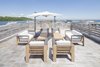 Modern home with Outdoor, Rooftop, Decking Patio, Porch, Deck, Wood Patio, Porch, Deck, Horizontal Fences, Wall, and Wood Fences, Wall. 360 degree deck Photo 19 of Sea Bright House