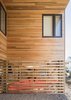 Modern home with Outdoor, Front Yard, and Walkways. Screened gear enclosure Photo 6 of Sea Bright House