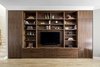 Modern home with Living Room, Bookcase, Storage, Media Cabinet, and Light Hardwood Floor. Living Room Photo 5 of Harlem Renaissance