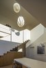 Modern home with Kitchen, Pendant Lighting, Ceiling Lighting, Wood Cabinet, Engineered Quartz Counter, Vessel Sink, Ceramic Tile Backsplashe, Recessed Lighting, and Medium Hardwood Floor. Kitchen Photo 3 of SL House