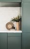 Modern home with Kitchen, Colorful Cabinet, and Engineered Quartz Counter. Kitchen Photo 12 of Echo House