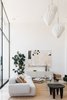 Modern home with Living Room, Console Tables, Ottomans, Sofa, Pendant Lighting, Medium Hardwood Floor, and Recessed Lighting. Living Room Photo 7 of Echo House