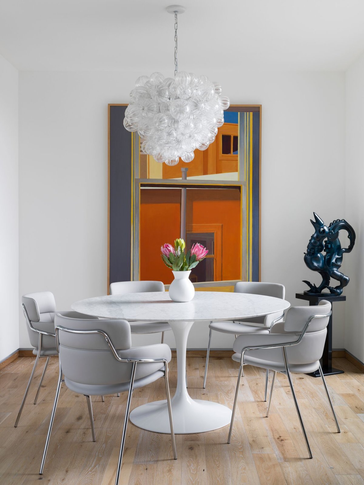 chandelier for round table