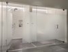 Modern home with Bath Room, Porcelain Tile Floor, Recessed Lighting, Enclosed Shower, Ceramic Tile Wall, Ceiling Lighting, Accent Lighting, and One Piece Toilet. Master Bath: Shower and Toilet rooms Photo 7 of the Duncan Residence