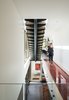 Modern home with Staircase, Metal Tread, Wood Railing, Wood Tread, Glass Railing, and Metal Railing. Stair to Roof Photo 10 of the Duncan Residence